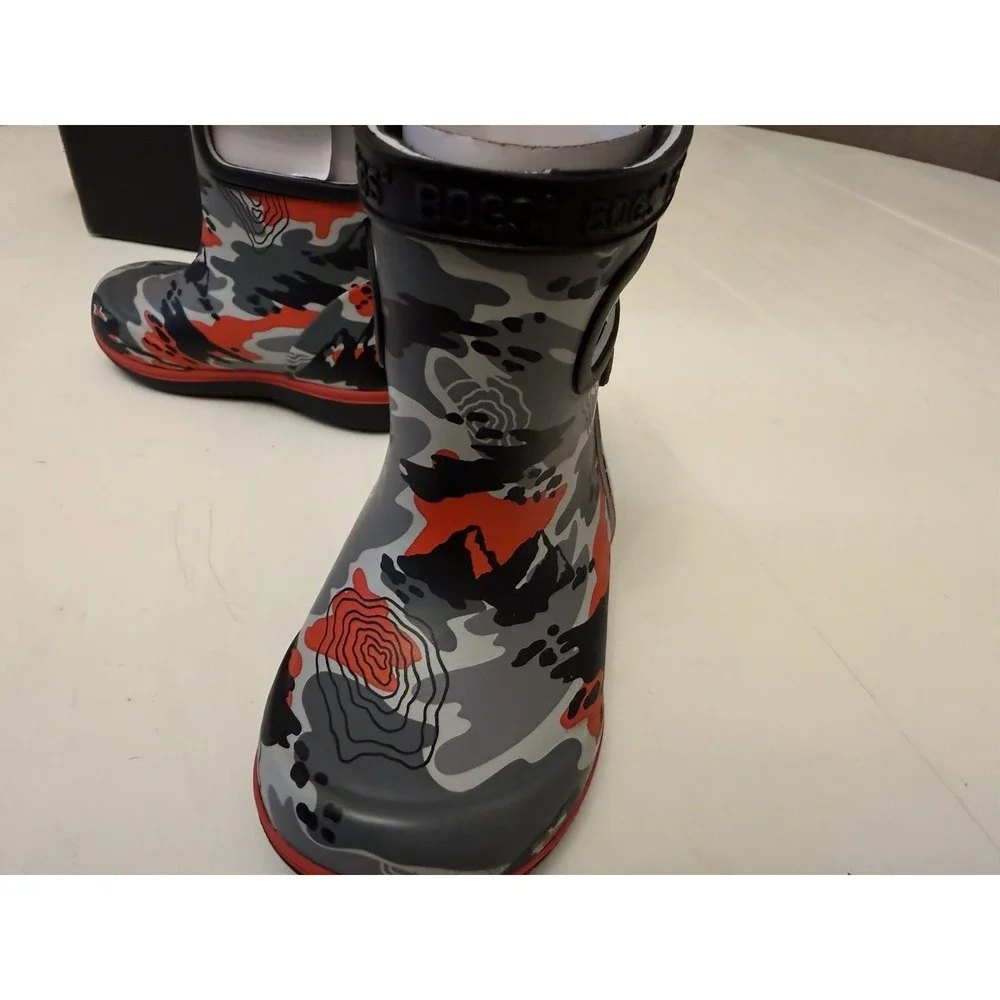 Bogs Little Boys Baby Toddler Rain Boots Sz 4 New